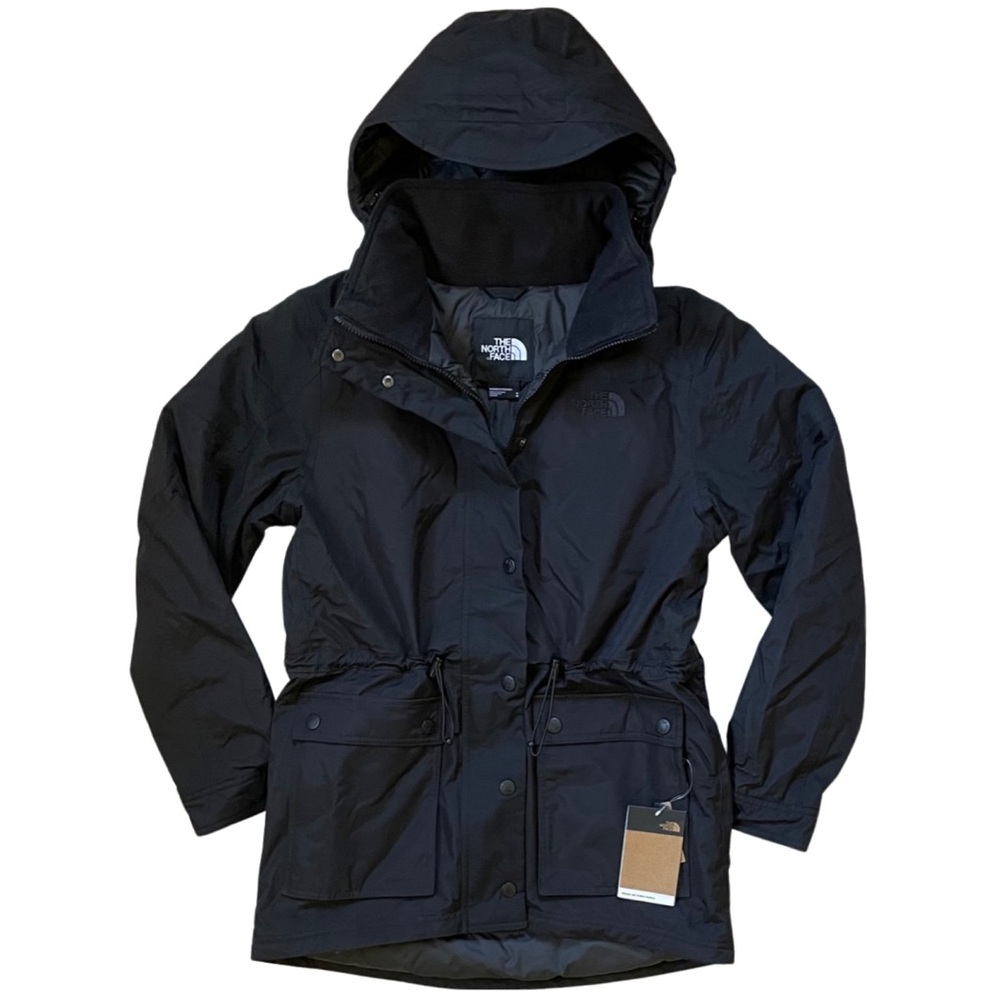The North Face Women’s Reign On Down Waterproof Black Parka Jacket